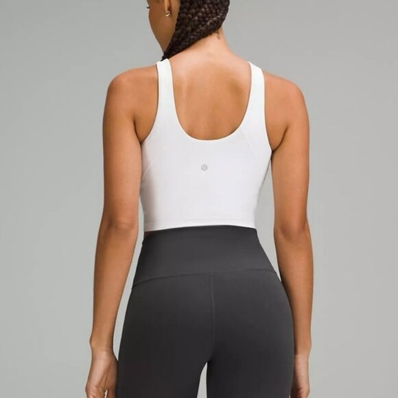 Lululemon Align High-Neck White Tank Top Size 4 - Picture 2 of 5
